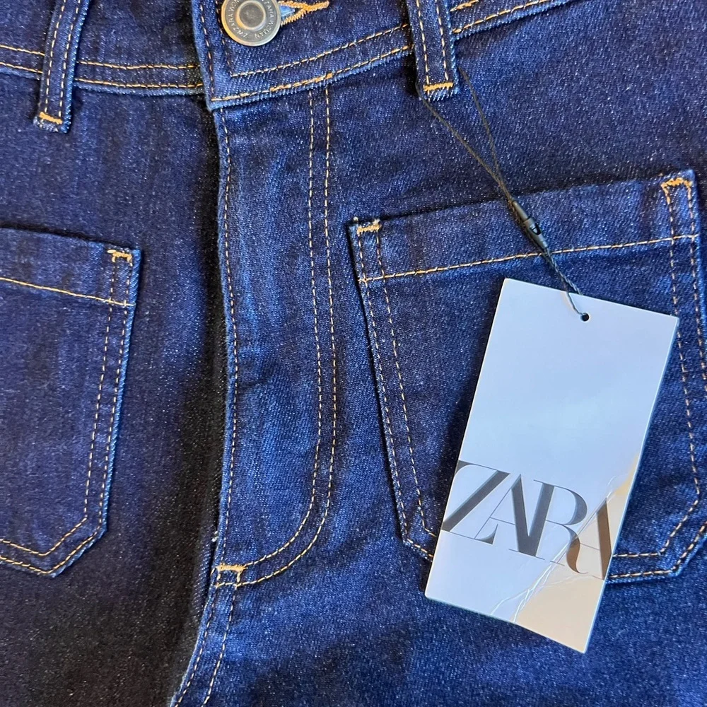 NWT Zara slim fit marine denim - Picture 4 of 9